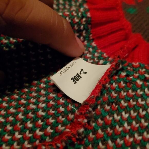 HDE Dog "Ugly" Christmas Sweater Size M - Picture 7 of 7
